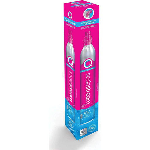 SodaStream Gas Cylinder Refill 60L CO2 Quick Connect Pink-northXsouth Ireland