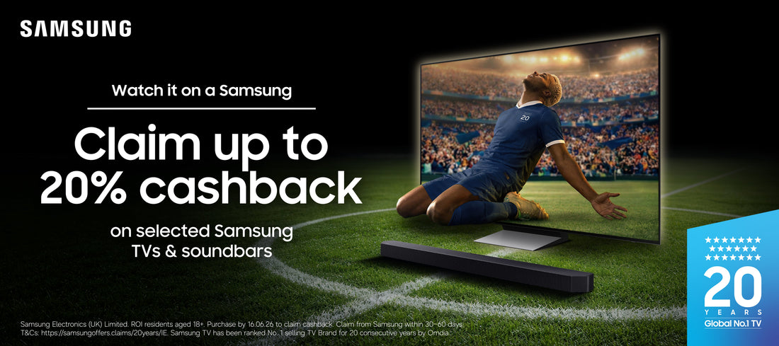 Claim upto 20% Cashback with Samsung!