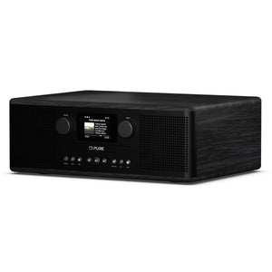 Pure CD-6 Hifi System with CD Player, Bluetooth & Radio Black