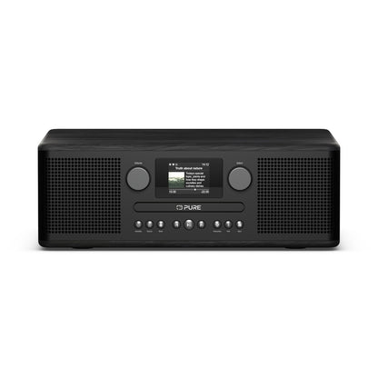 Pure CD-6 Hifi System with CD Player, Bluetooth & Radio Black
