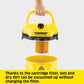 Karcher WD2PLUS Wet & Dry Vacuum Cleaner - Yellow
