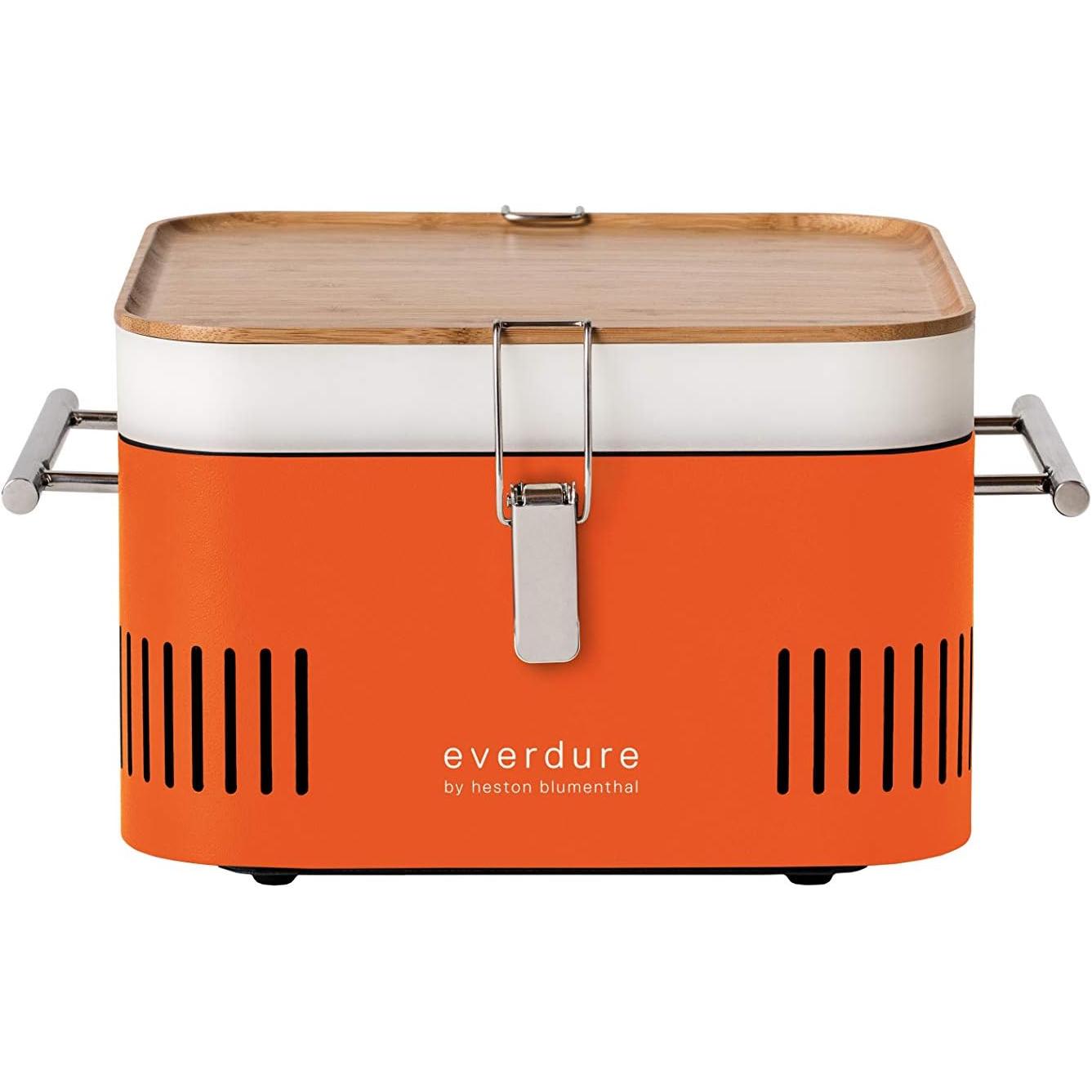 Everdure Cube Portable Charcoal BBQ - Orange