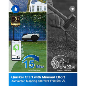 ECOVACS GOAT O800 RTK Robot Lawnmower 800㎡ with Lidar