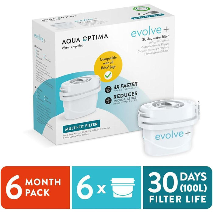 Aqua Optima Water Filters for Brita Maxtra Plus 6 Pack-northXsouth Ireland