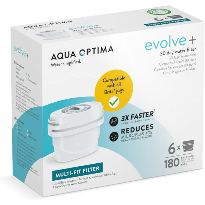 Aqua Optima Water Filters for Brita Maxtra Plus 6 Pack-northXsouth Ireland