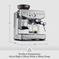 Sage Barista Express Impress Coffee Machine Black Truffle