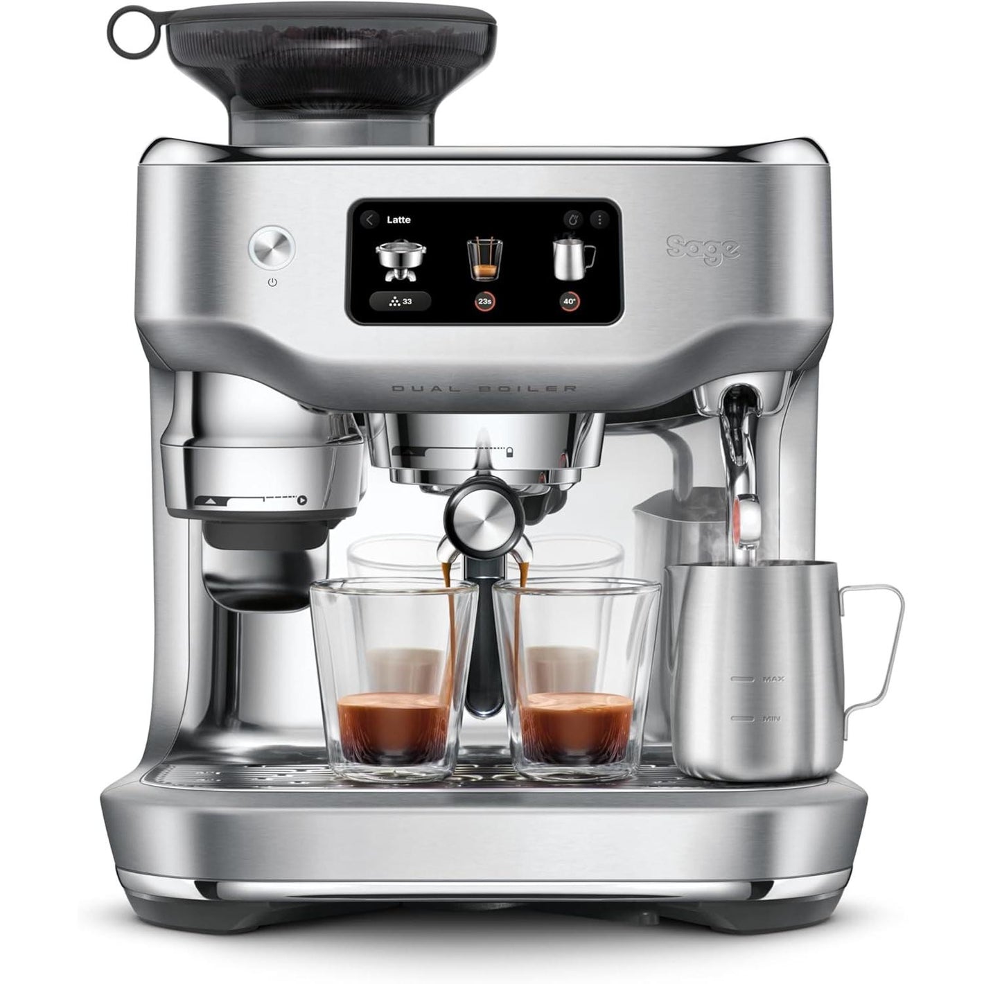 Sage Oracle Dual Boiler Coffee Machine Steel