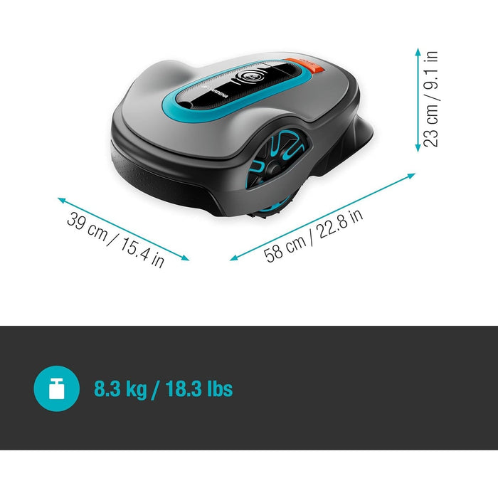 Gardena Smart Robot Lawnmower 1000m2 Sileno Life 2024-northXsouth Ireland