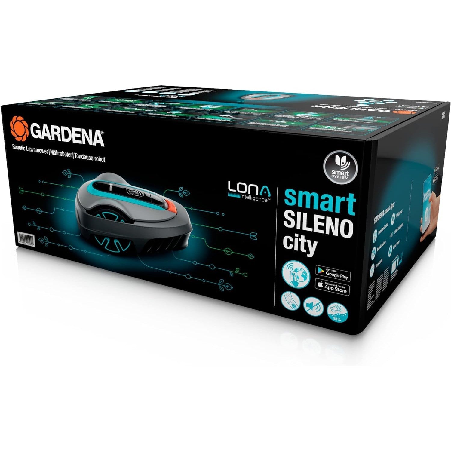 Gardena Smart Sileno City Robotic Lawnmower 500m2 2024-northXsouth Ireland