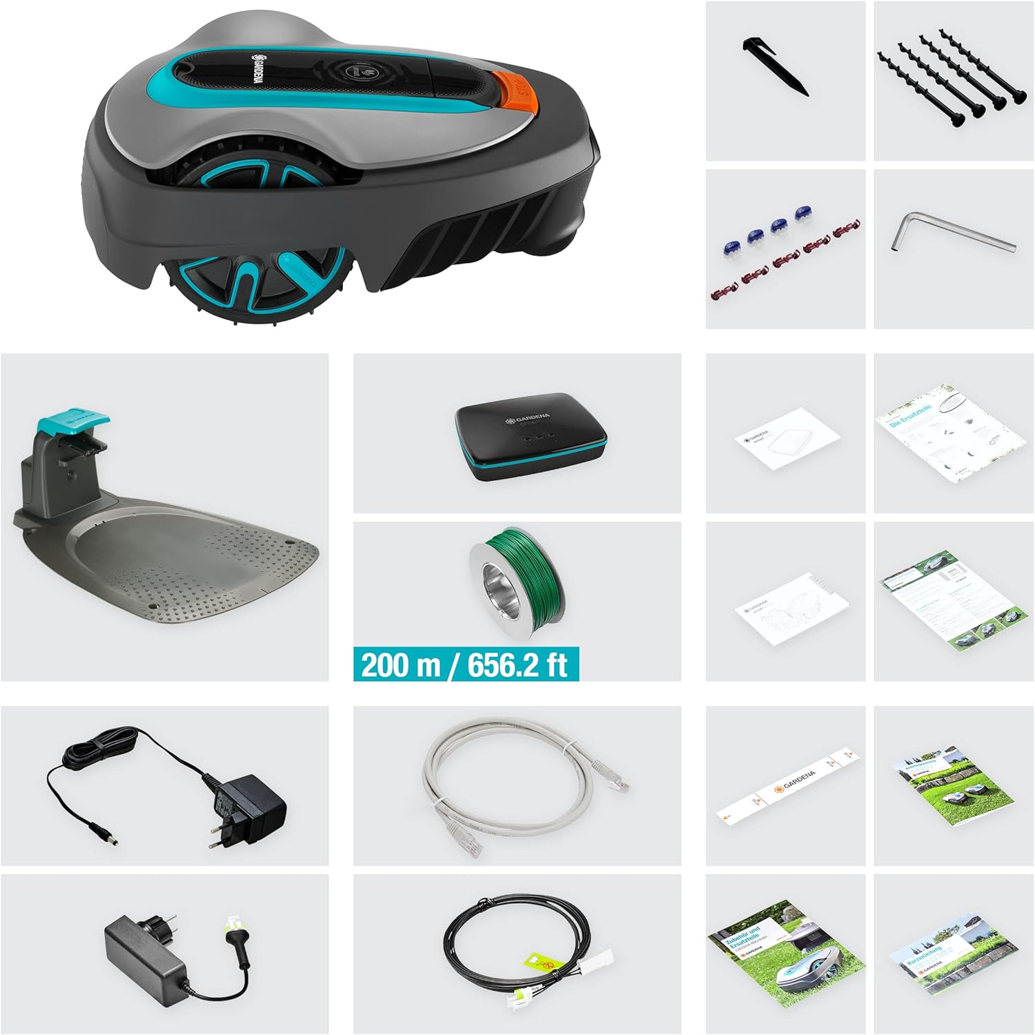 Gardena Smart Sileno City Robotic Lawnmower 500m2 2024-northXsouth Ireland