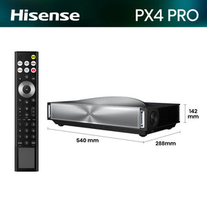 Hisense PX4 Pro PX4TUKPRO 4K RGB Triple Laser Ultra Short Throw Projector