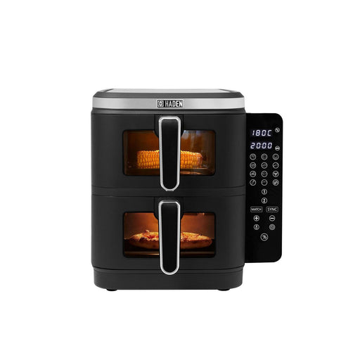 Haden 11L Double Stack Air Fryer Dual Drawer - Black-northXsouth Ireland