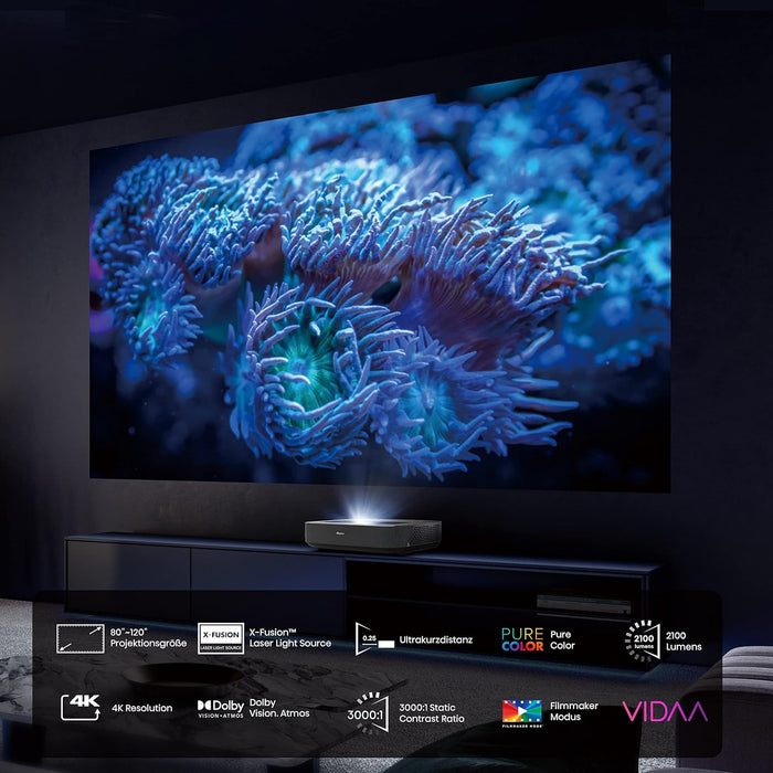 Hisense PL1TUKSE Ultra Short Throw Laser Projector-northXsouth Ireland