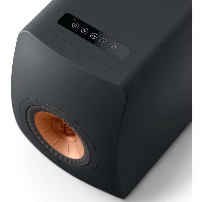 KEF LS50 Wireless 2 Active Speaker Pair Black-northXsouth Ireland