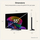 LG OLED55C66LB 55" C6 OLED evo AI 4K Smart TV