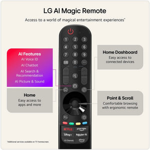 LG OLED55G64LW 55" 4K OLED evo AI Wall mount version Smart TV