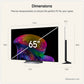 LG OLED65C66LB 65" C6 OLED evo AI 4K Smart TV 2026