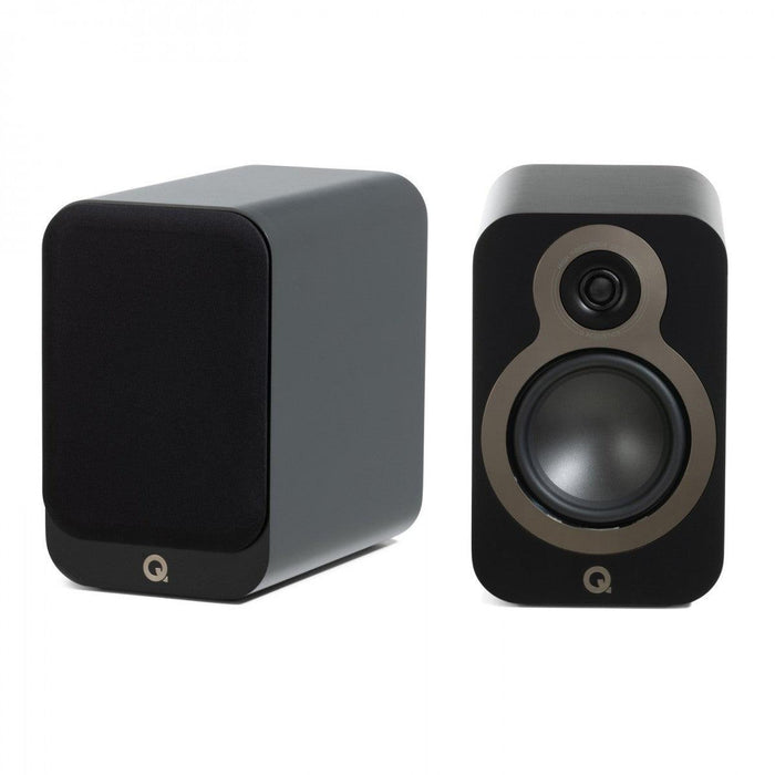 Q Acoustics 3020c Bookshelf Speakers Black-northXsouth Ireland