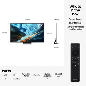 Samsung QE77S90H 77" OLED 4K Smart TV Glare Free