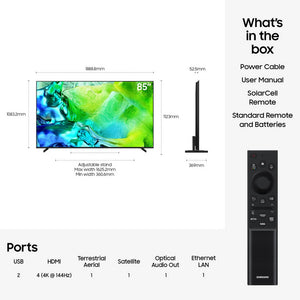 Samsung QE85QN80HAUXXU 85" 4K Neo QLED Vision AI Smart TV
