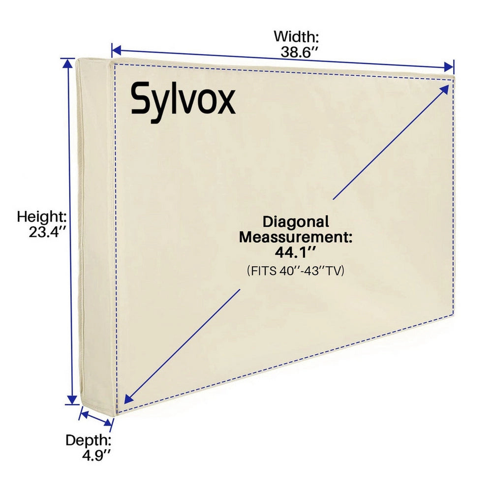 Sylvox Outdoor TV Cover for 40''-43" TVs