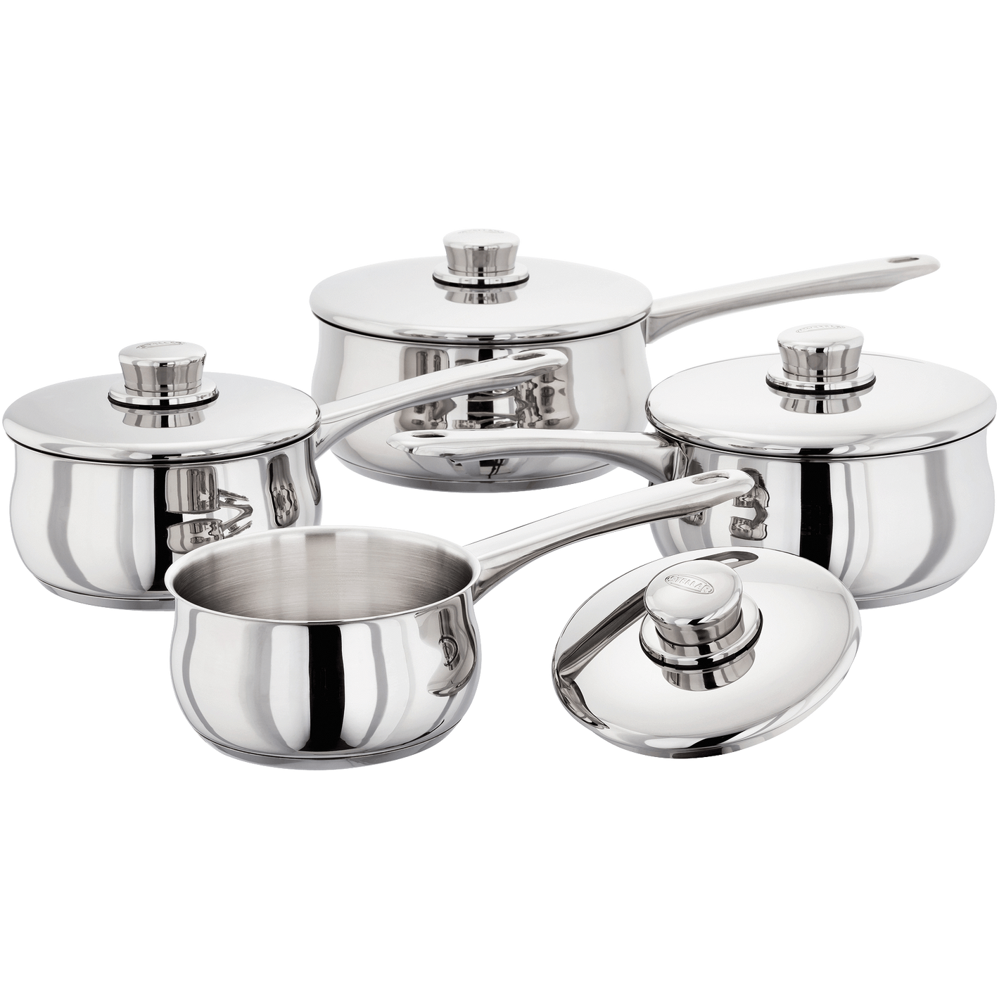 Stellar 1000 4pc Saucepan Set - Induction-northXsouth Ireland