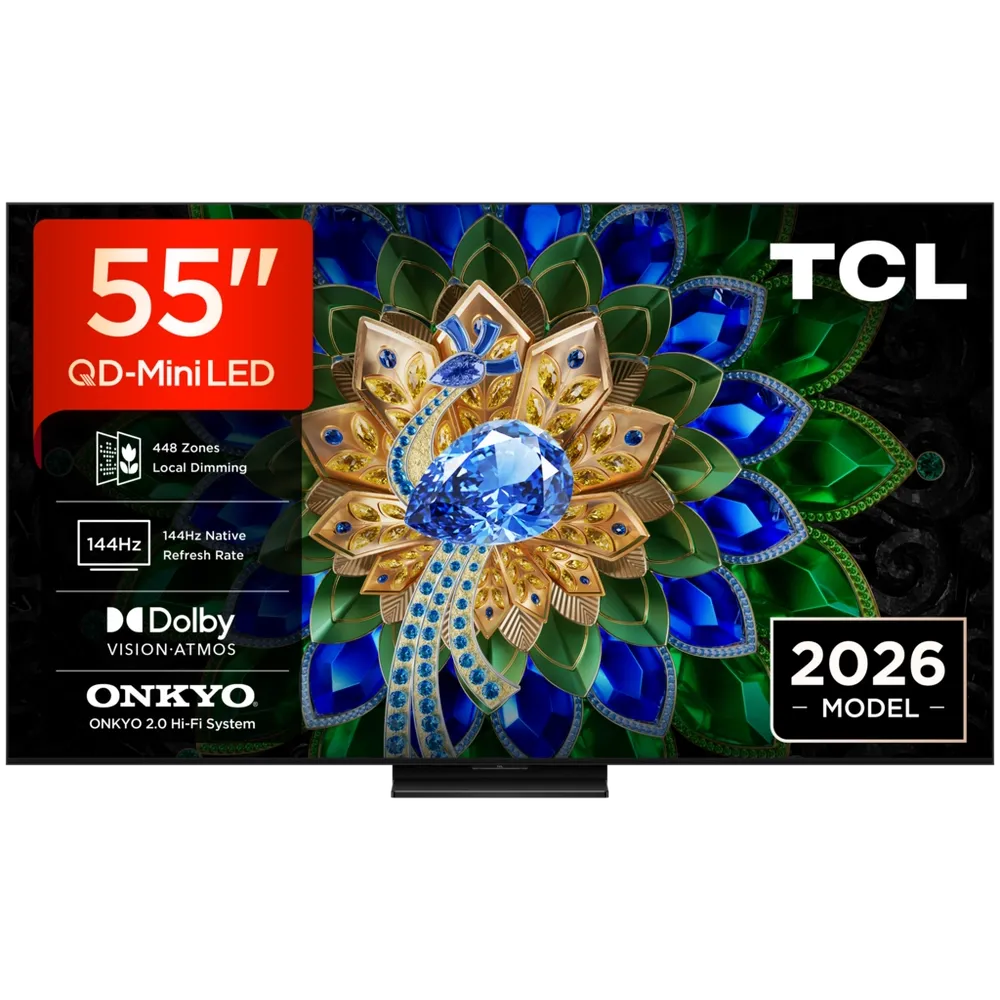 TCL 55A400U-UK 55" QD-MINI LED TV - Black