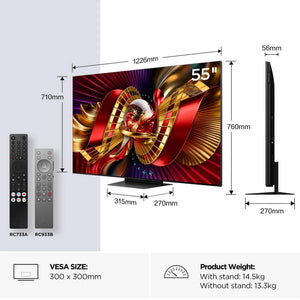 TCL 55C8L 55" SQD Mini LED 4K Smart TV