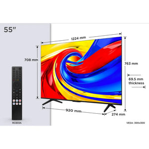 TCL 55P7L-UK 55" QLED Google TV