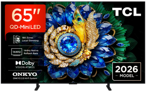 TCL 65A400M-UK 65" QD-MINI LED TV - Black