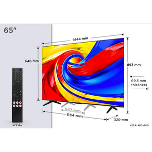 TCL 65P7L-UK 65" QLED Google TV
