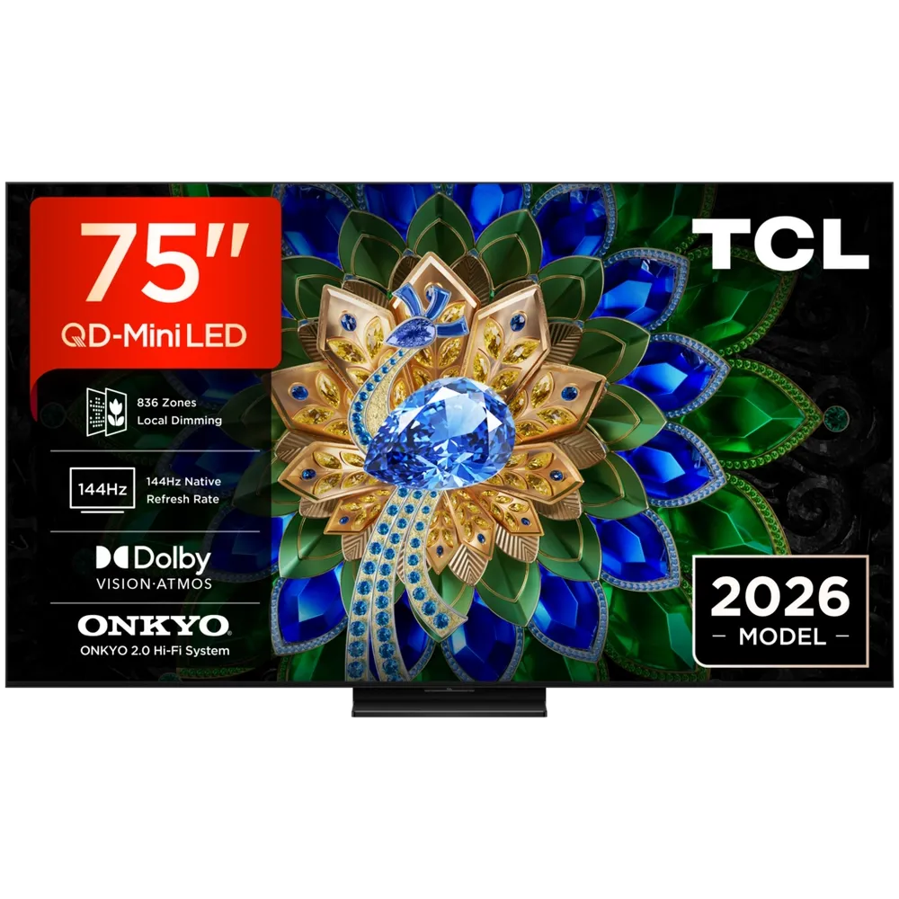 TCL 75A400U-UK 75" QD-MINI LED TV - Black