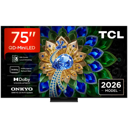 TCL 75A400U-UK 75" QD-MINI LED TV - Black