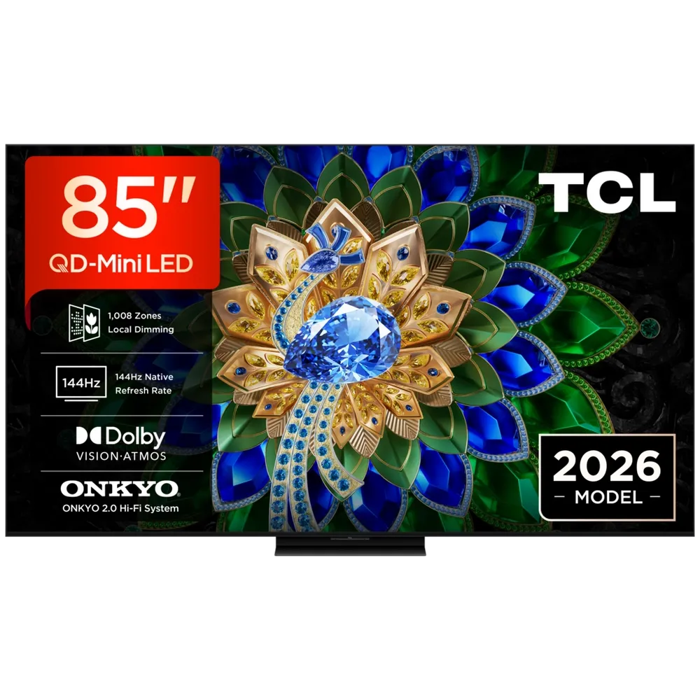 TCL 85A400U-UK 85" QD-MINI LED TV - Black