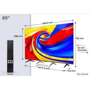 TCL 85P7L-UK 85" QLED Google TV