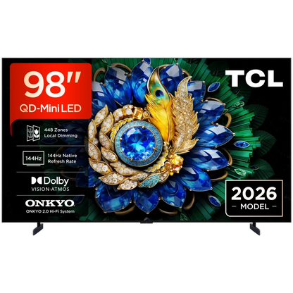 TCL 98A400M-UK 98" QD-MINI LED TV - Black