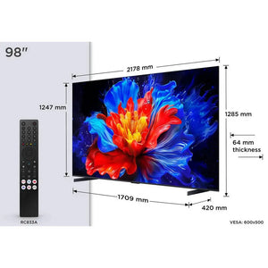 TCL 98P8K 98" 4K QLED Smart TV