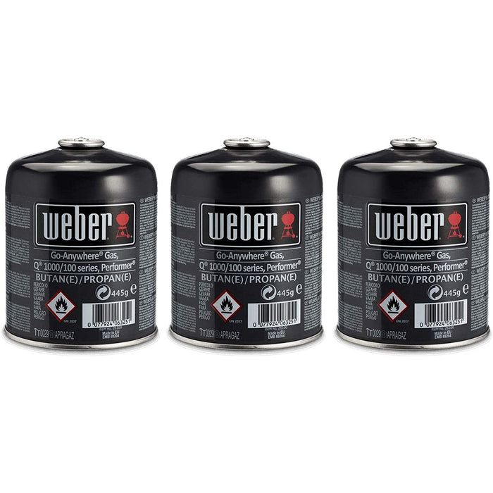 Weber Gas Canister for Traveler series 3pack-northXsouth Ireland