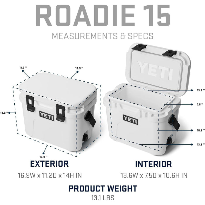 YETI Roadie 15 Cooler Box - Charcoal-northXsouth Ireland