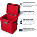 YETI Roadie 24 Cool Box Rescue Red-northXsouth Ireland