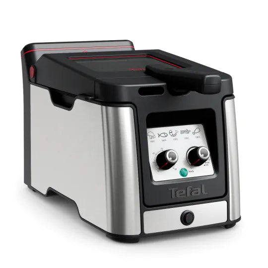 Tefal Duo Deep Fat Fryer - 1.2kg Stainless steel
