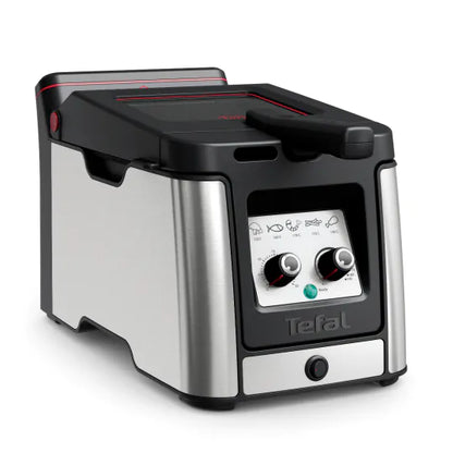 Tefal Duo Deep Fat Fryer - 1.2kg Stainless steel
