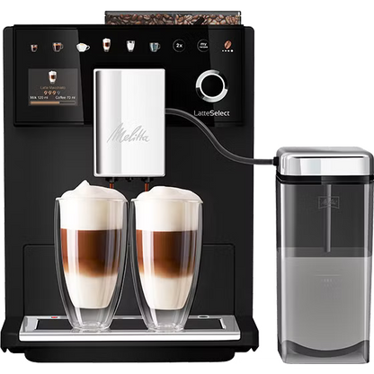 Melitta Latte Select Bean to Cup Coffee Machine Black
