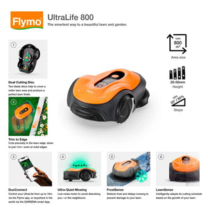 Flymo Ultralife 800 Wired Robotic Lawnmower up-to 800m2