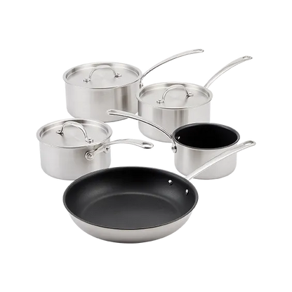 Stellar Eclipse Tri-Ply 5 Piece Pan Set including Frying Pan